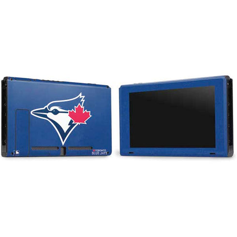 MLB Toronto Blue Jays Solid Distressed Nintendo Switch Bundle Skin