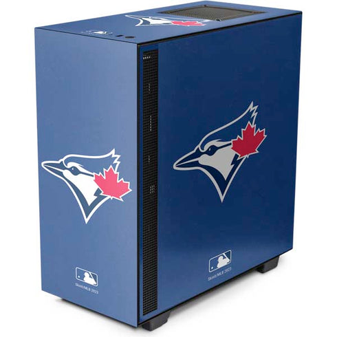 MLB Toronto Blue Jays Solid Distressed NZXT H510 Compact ATX Mid-Tower Case Skin