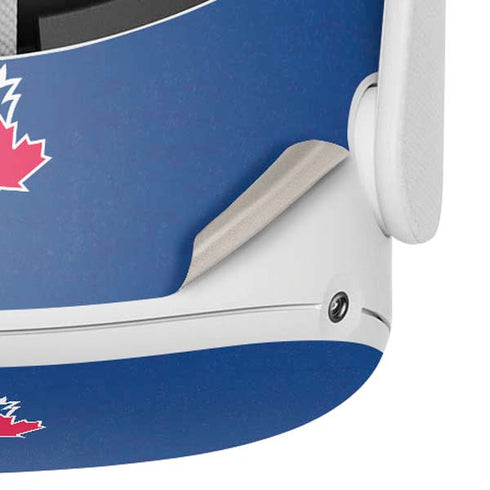 MLB Toronto Blue Jays Solid Distressed Oculus Quest 2 Skin
