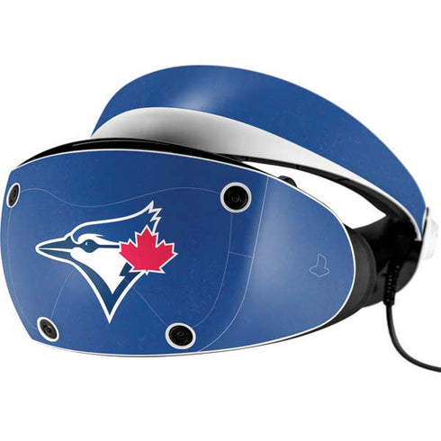 MLB Toronto Blue Jays Solid Distressed PlayStation VR2 Skin