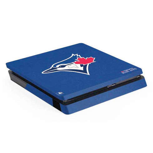 MLB Toronto Blue Jays Solid Distressed PS4 Slim Skin