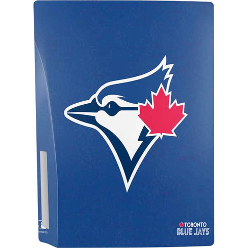 MLB Toronto Blue Jays Solid Distressed PS5 Console Skin