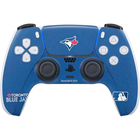 MLB Toronto Blue Jays Solid Distressed PS5 Controller Skin