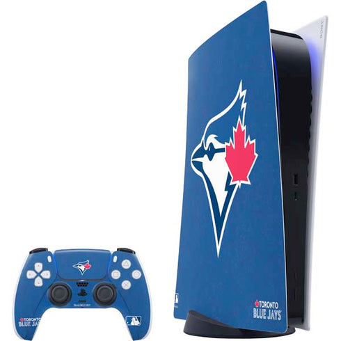 MLB Toronto Blue Jays Solid Distressed PS5 Digital Edition Bundle Skin