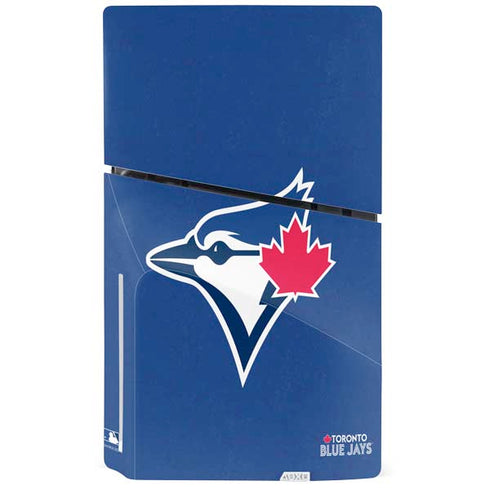 MLB Toronto Blue Jays Solid Distressed PS5 Slim Disk Bundle Skin