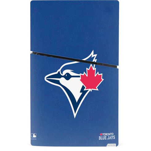 MLB Toronto Blue Jays Solid Distressed PS5 Slim Digital Edition Bundle Skin