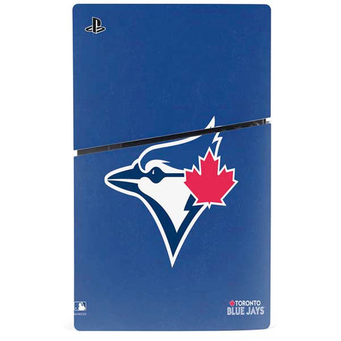 MLB Toronto Blue Jays Solid Distressed PS5 Slim Digital Edition Console Skin