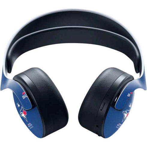 MLB Toronto Blue Jays Solid Distressed PULSE 3D Wireless Headset for PS5 Skin