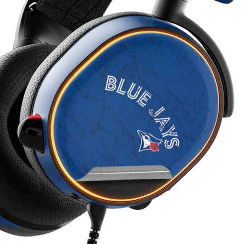 MLB Toronto Blue Jays Solid Distressed SteelSeries Arctis 5 Skin