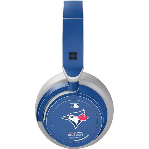 MLB Toronto Blue Jays Solid Distressed Surface Headphones Skin