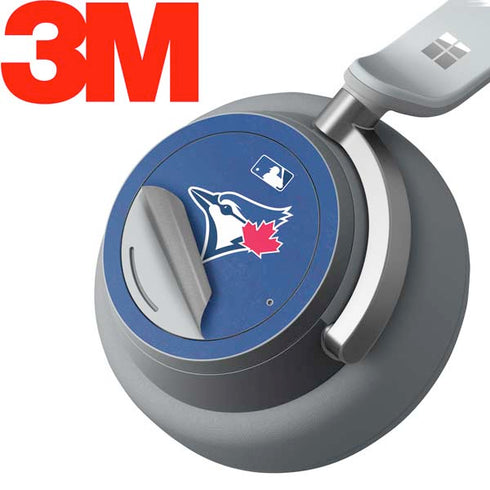 MLB Toronto Blue Jays Solid Distressed Surface Headphones Skin