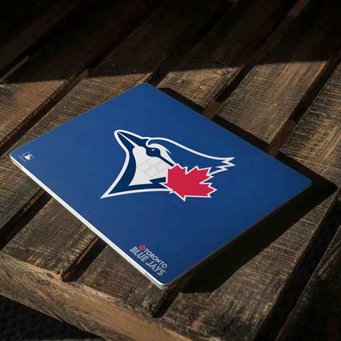 MLB Toronto Blue Jays Solid Distressed Surface Laptop 2 Skin