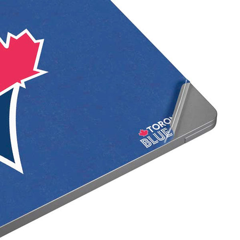 MLB Toronto Blue Jays Solid Distressed Surface Laptop 4 15in Skin