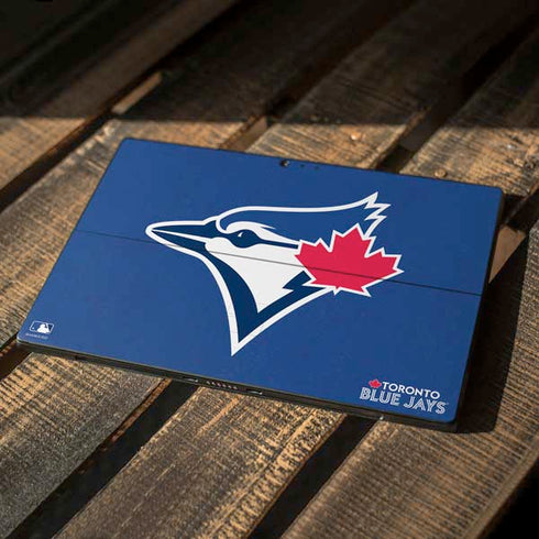 MLB Toronto Blue Jays Solid Distressed Surface Pro 6 Skin