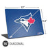 MLB Toronto Blue Jays Solid Distressed Universal Laptop 16in (13 x 9.4in) Skin
