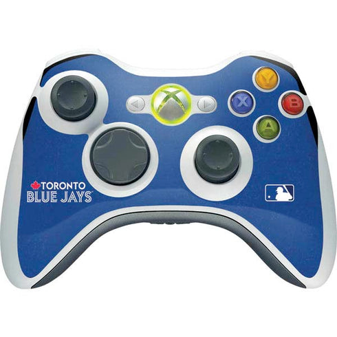 MLB Toronto Blue Jays Solid Distressed Xbox 360 Wireless Controller Skin