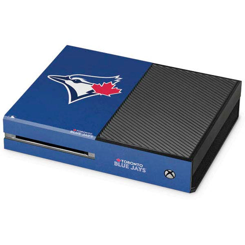 MLB Toronto Blue Jays Solid Distressed Xbox One Console Skin