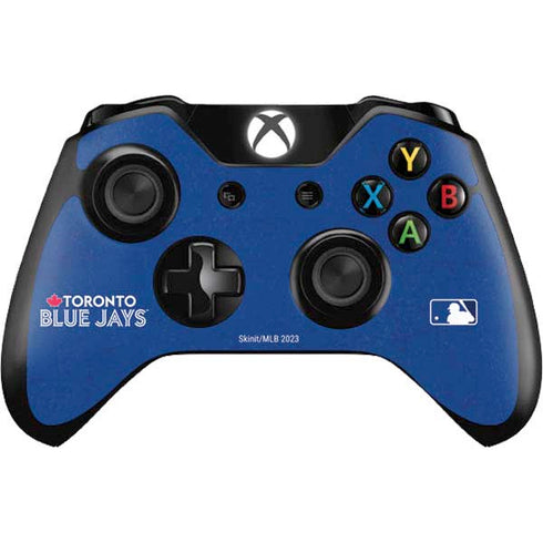 MLB Toronto Blue Jays Solid Distressed Xbox One Controller Skin
