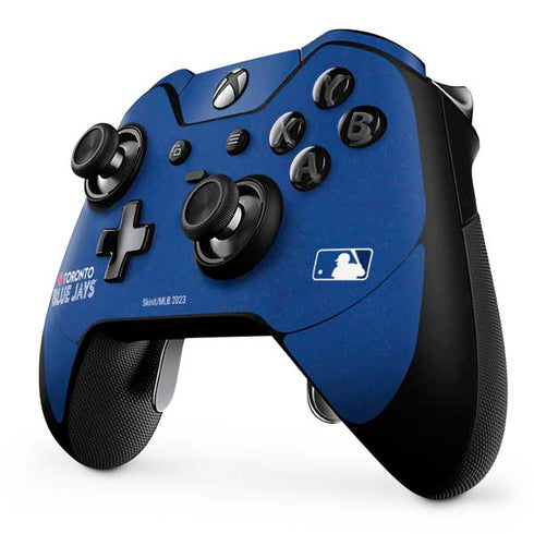 MLB Toronto Blue Jays Solid Distressed Xbox One Elite Controller Skin