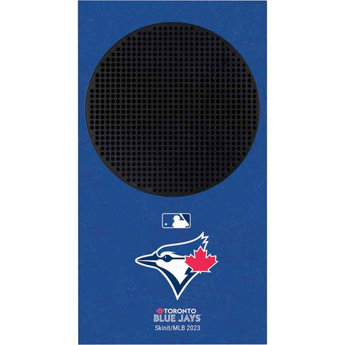 MLB Toronto Blue Jays Solid Distressed Xbox Series S Bundle Skin