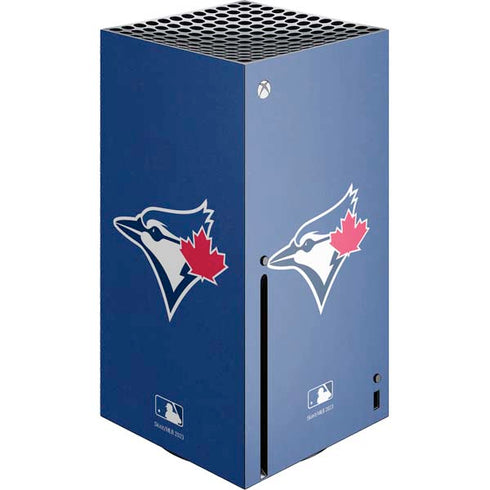 MLB Toronto Blue Jays Solid Distressed Xbox Series X Console Skin