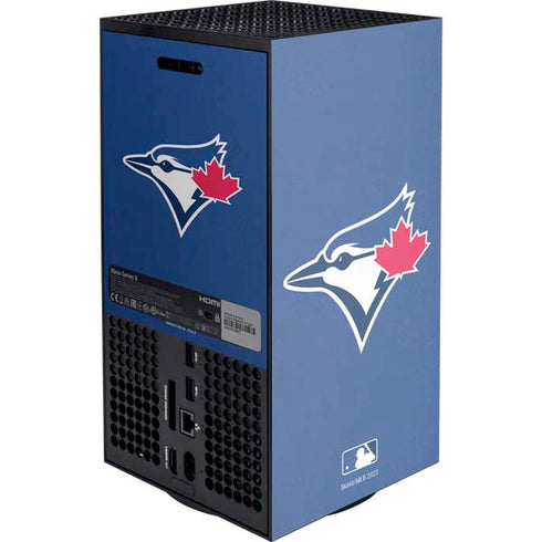 MLB Toronto Blue Jays Solid Distressed Xbox Series X Console Skin