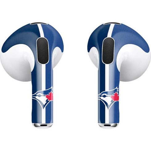 MLB Toronto Blue Jays Split Apple AirPods (3rd Gen 2021) Skin