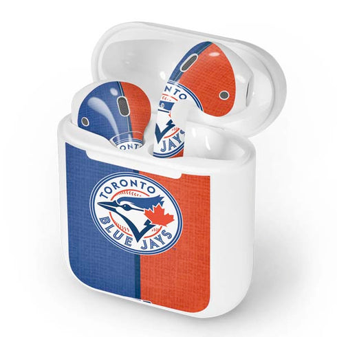 MLB Toronto Blue Jays Split Apple AirPods Skin