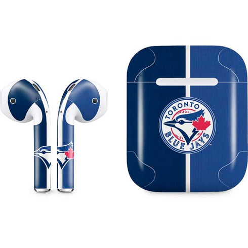 MLB Toronto Blue Jays Split Apple AirPods Skin