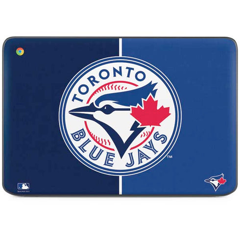 MLB Toronto Blue Jays Split HP Chromebook Skin