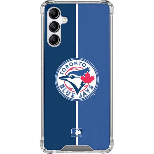 MLB Toronto Blue Jays Split Galaxy A15 5G Clear Case