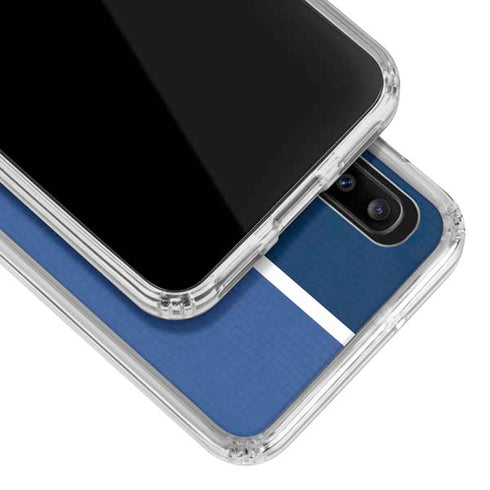 MLB Toronto Blue Jays Split Galaxy A20 Clear Case