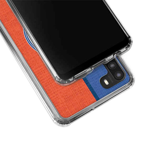 MLB Toronto Blue Jays Split Galaxy A21 Clear Case