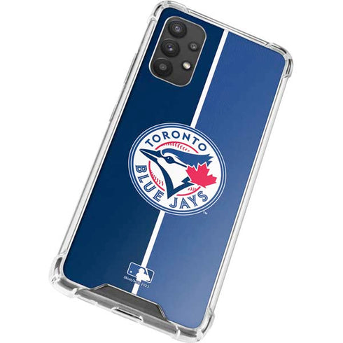 MLB Toronto Blue Jays Split Galaxy A32 5G Clear Case