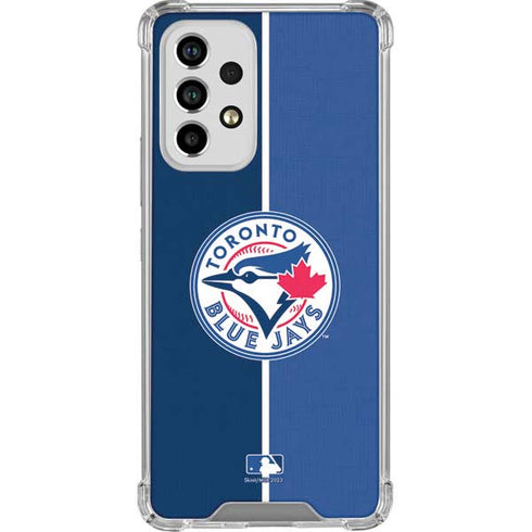 MLB Toronto Blue Jays Split Galaxy A53 5G Clear Case