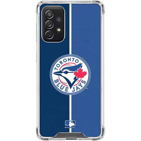 MLB Toronto Blue Jays Split Galaxy A72 5G Clear Case