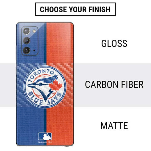 MLB Toronto Blue Jays Split Galaxy Note20 5G Skin