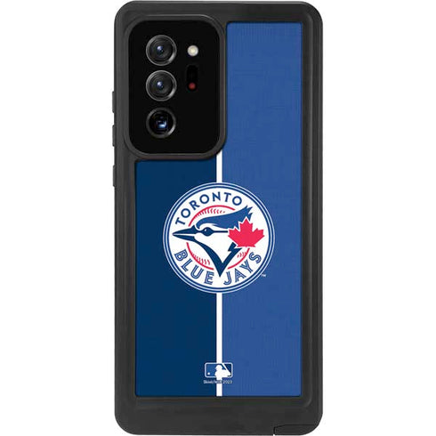 MLB Toronto Blue Jays Split Galaxy Note20 Ultra 5G Waterproof Case