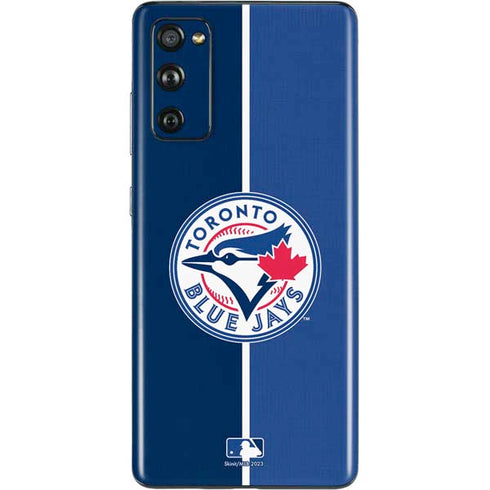 MLB Toronto Blue Jays Split Galaxy S20 Fan Edition Skin