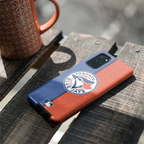 MLB Toronto Blue Jays Split Galaxy S20 Plus Pro Case