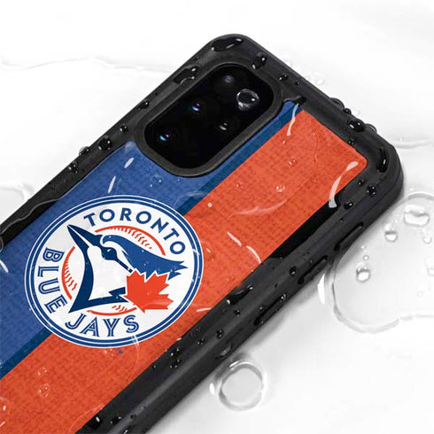 MLB Toronto Blue Jays Split Galaxy S20 Plus Waterproof Case
