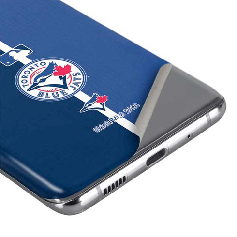 MLB Toronto Blue Jays Split Galaxy S20 Ultra 5G Skin