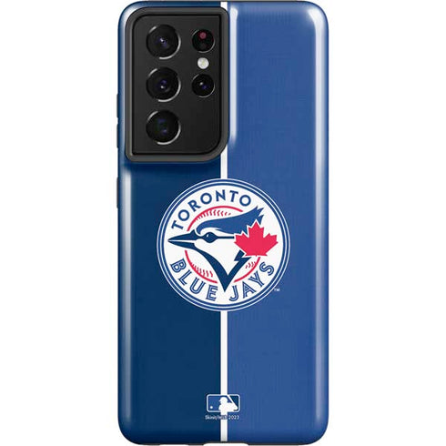 MLB Toronto Blue Jays Split Galaxy S21 Ultra 5G Pro Case