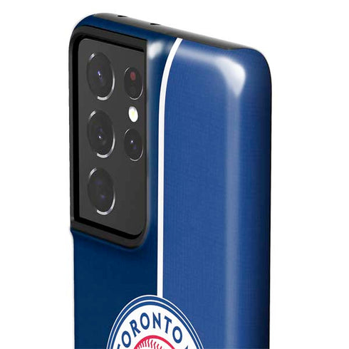 MLB Toronto Blue Jays Split Galaxy S21 Ultra 5G Pro Case