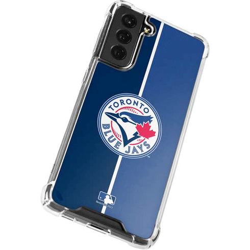 MLB Toronto Blue Jays Split Galaxy S22 Plus Clear Case
