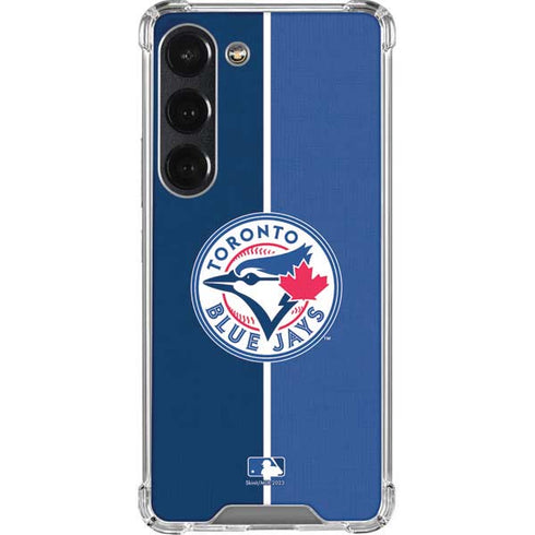 MLB Toronto Blue Jays Split Galaxy S23 Clear Case