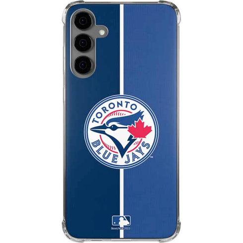 MLB Toronto Blue Jays Split Galaxy S24 Plus Clear Case