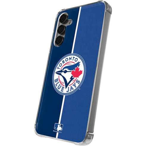 MLB Toronto Blue Jays Split Galaxy S24 Plus Clear Case