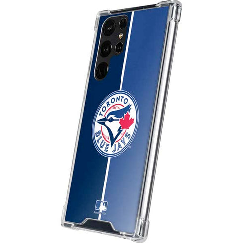MLB Toronto Blue Jays Split Galaxy S24 Ultra Clear Case