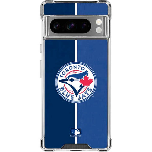 MLB Toronto Blue Jays Split Google Pixel 8 Pro Clear Case